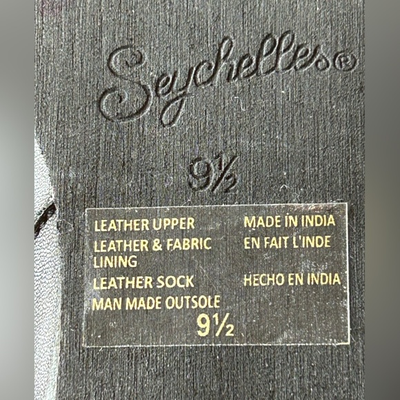 Seychelles Sleek Black Leather Pull On Ankle Boots   Size 9.5 - Picture 10 of 12